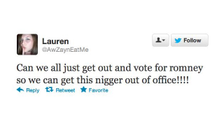 Illustration for article titled Twitter Racists React to 'That Nigger' Getting Reelected